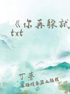《你再躲试试》txt