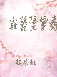 小说隐婚老公放肆宠免费阅读