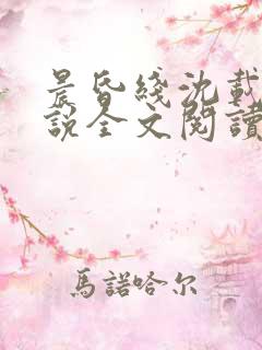 晨昏线沈载伦小说全文阅读无弹窗