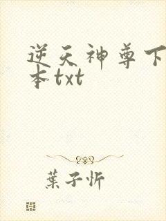 逆天神尊下载全本txt