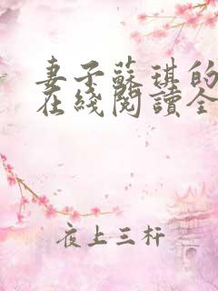 妻子苏琪的小说在线阅读全文