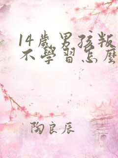 14岁男孩叛逆不学习怎么办