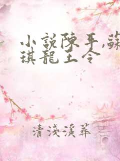 小说陈平,苏雨琪龙王令