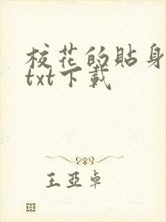 校花的贴身保镖txt下载