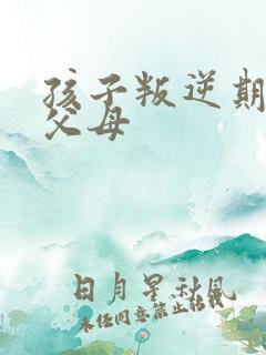 孩子叛逆期常骂父母
