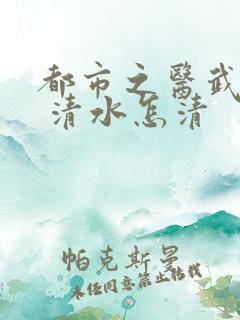 都市之医武至尊 清水怎清