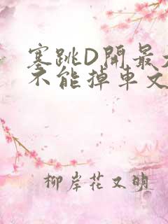 塞跳D开最大挡不能掉车文