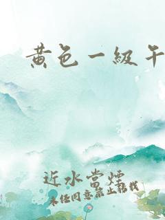黄色一级午夜