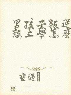 男孩子叛逆期不想上学怎么办