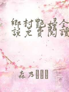 乡村艳妇全本小说免费阅读