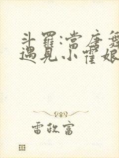 斗罗:当唐舞麟遇见小霍娘