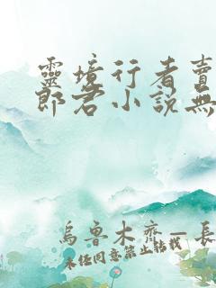 灵境行者卖报小郎君小说无弹窗无广告
