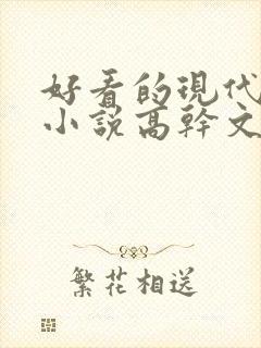 好看的现代言情小说高干文