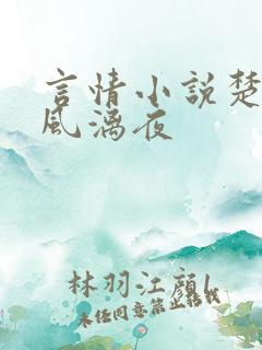 言情小说楚倾歌风漓夜