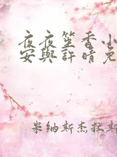 夜夜笙香小说陈安与许晴免费阅读