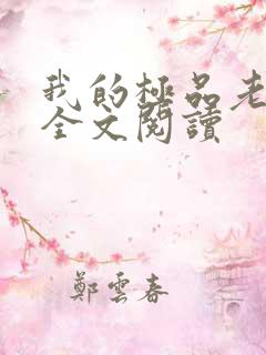 我的极品老婆 全文阅读