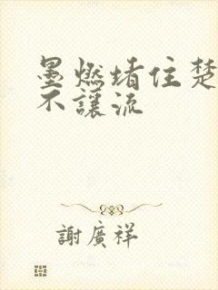 墨燃堵住楚晚宁不让流