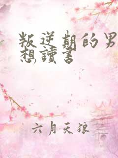 叛逆期的男孩不想读书
