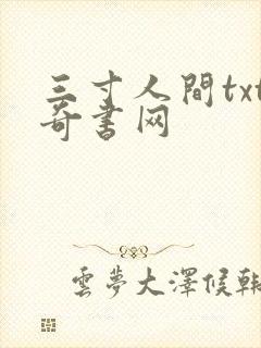 三寸人间txt奇书网