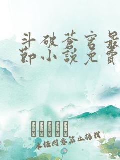 斗破苍穹最新章节小说免费阅读