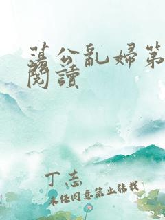 荡公乱妇第二部阅读
