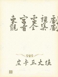 东宫电视剧免费观看全集剧情简介