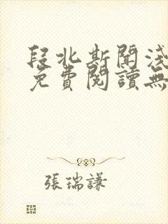 段北斯闻浅全文免费阅读无弹窗笔趣阁