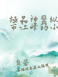 极品神医纵横都市江峰的小说