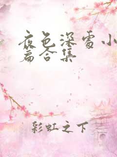 夜色深处小说短篇合集
