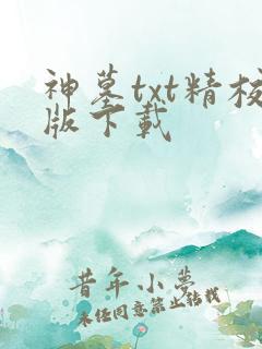 神墓txt精校版下载