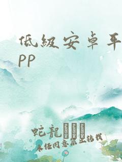 低级安卓平板app