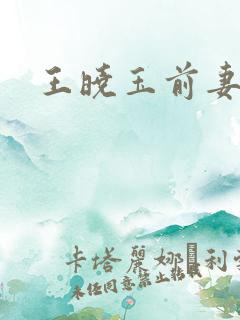 王晓玉前妻