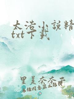 太浩小说精校版txt下载