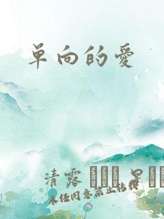 单向的爱