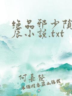 绝品邪少陨落星辰小说.txt