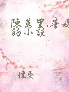 陈万里,唐嫣然的小说