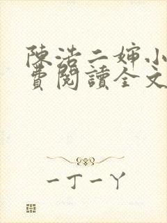 陈浩二婶小说免费阅读全文最新版
