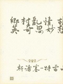 乡村乱情 胡秀英 奇思妙想