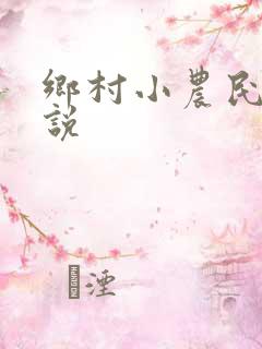 乡村小农民的小说