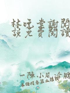 林晚棠谢闻舟小说免费阅读最新章节