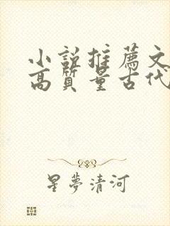 小说推荐文笔好高质量古代言情