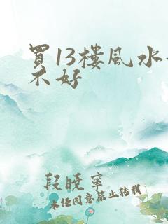 买13楼风水好不好