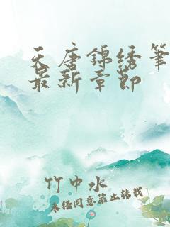 天唐锦绣笔趣阁最新章节