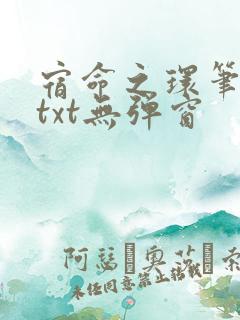 宿命之环笔趣阁txt无弹窗