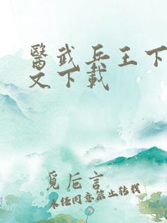 医武兵王下载全文下载
