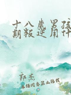 十八岁男孩青春期叛逆用什么办法解决
