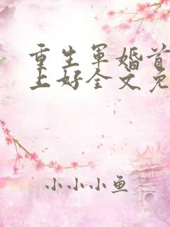 重生军婚首长早上好全文免费阅读