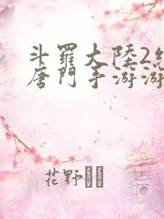 斗罗大陆2绝世唐门手游游戏