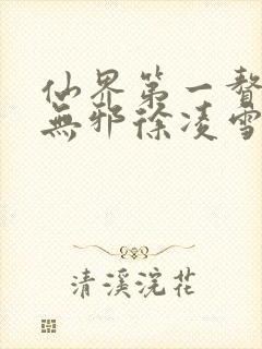 仙界第一赘婿柳无邪徐凌雪