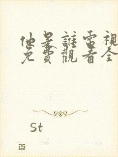 他是谁电视剧 免费观看全集